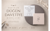 Nişan & Düğün Davetiye Modelleri