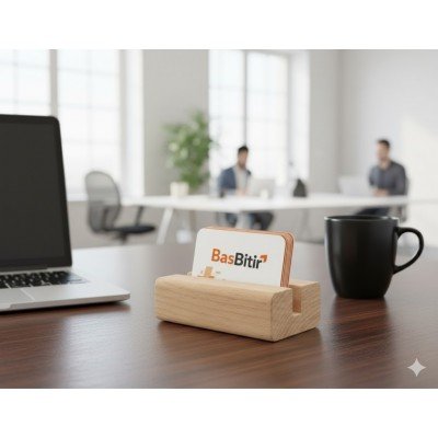 Ahşap Kartvizitlik