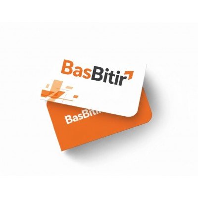 İki Kenar Oval Kartvizit