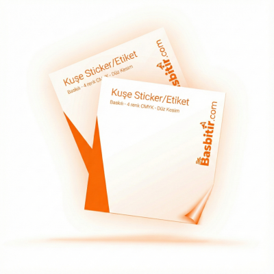 Ekspres Kuşe Sticker / Etiket