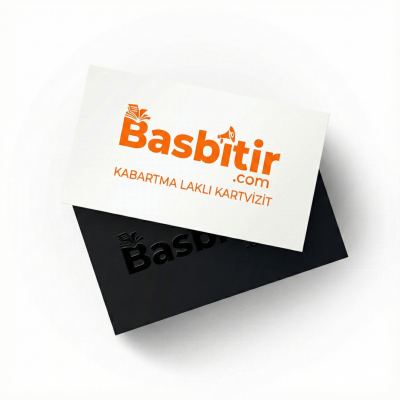 Kabartma Laklı Kartvizit