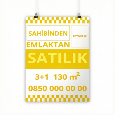 Satılık/Kiralık Afiş