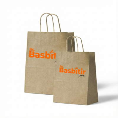 Logo Baskılı Kağıt Poşet / Çanta