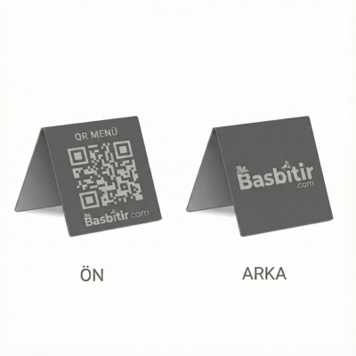 Metal QR Karekod Menü Standı