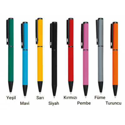 Rubber Gövde Metal Kalem