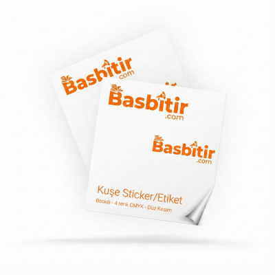 Kuşe Sticker / Etiket