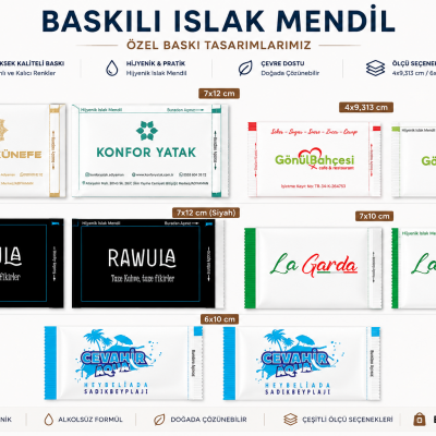 Baskılı Islak Mendil