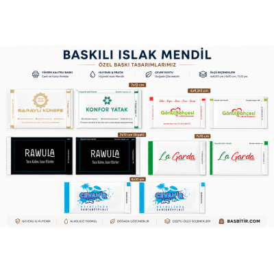 Baskılı Islak Mendil