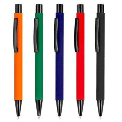 Rubber Gövde Metal Tükenmez Kalem BV1401 