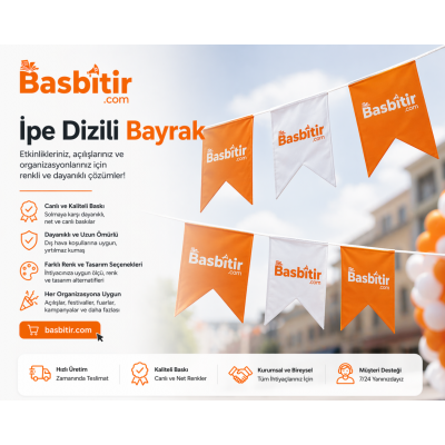 İpe Dizili Bayrak