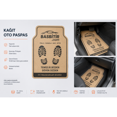 Kağıt Oto Paspas