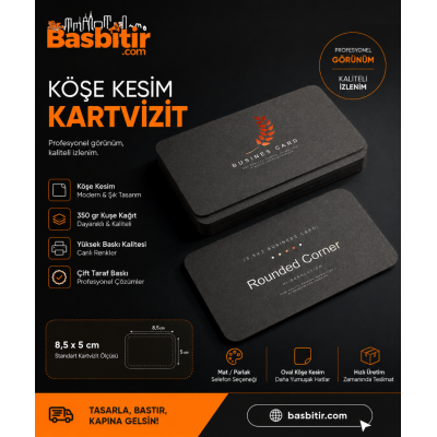 Oval Kesim Kartvizit