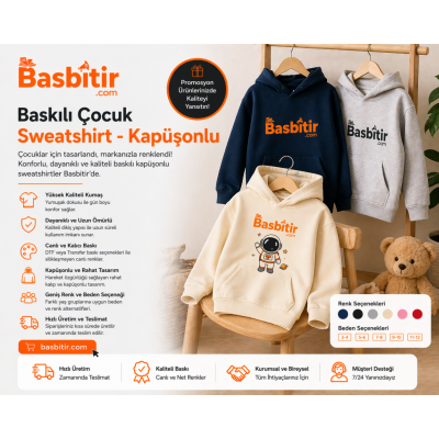 Çocuk Sweatshirt - Kapüşonlu